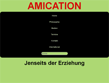 Tablet Screenshot of amication.de